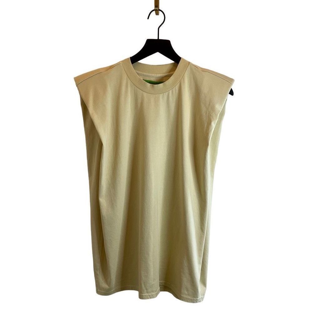 NWT Sandrine Rose Strong Shoulder Tank, Sunflower, R3000-D116, Size XS EU 32